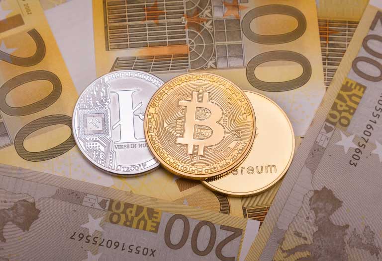 How to change bitcoin to Euros?